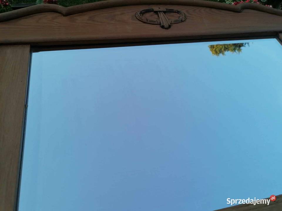 Stylowe Drewniane Lustro Pabianice