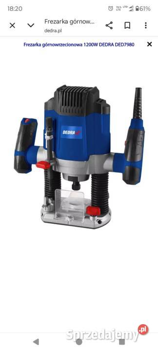 Nowa Frezarka górnowrzecionowa Dedra DED7980 Jasło