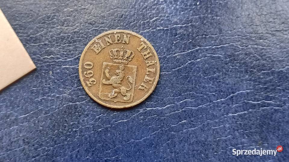 Stare monety 1 heller 1862 NIemcy Hesja