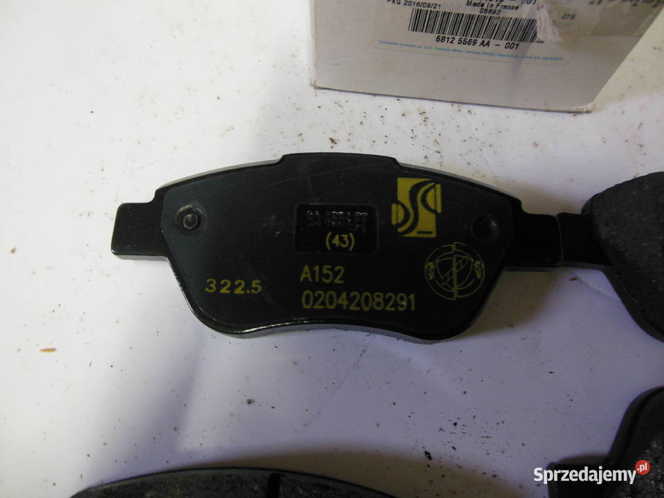 Fiat Croma OE 77363627 klocki hamulcowe przód Kozy