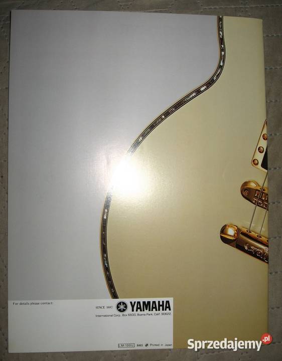 Yamaha Electric Guitars katalog gitar Kępice