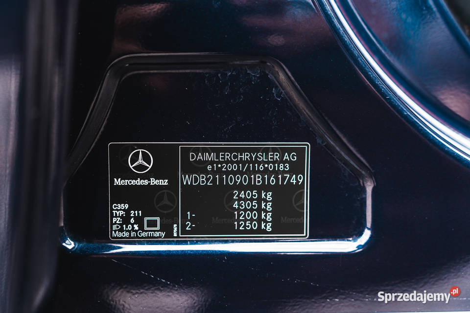Mercedes E500 4 Matic W211 388KM Chełm