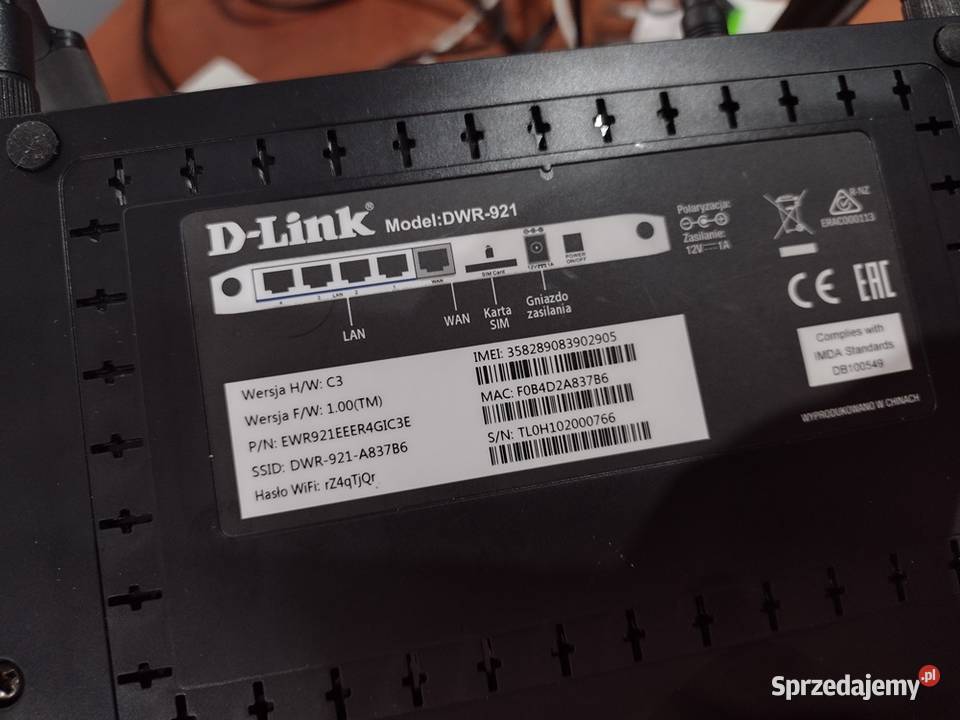 Router DLink DWR921