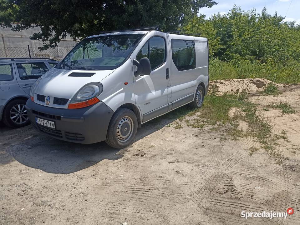 Renault Trafic Brygadówka uszkodzony silnik uszkodzony Łódź