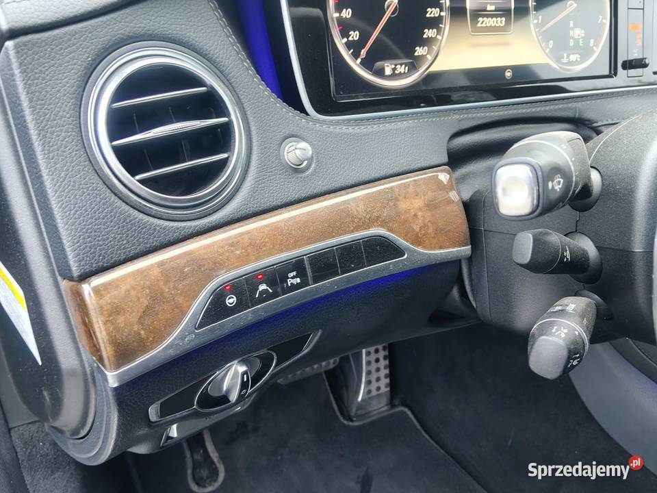 Mercedes klasy S 2014 s550 benzyna 455KM Pyrzyce sprzedam