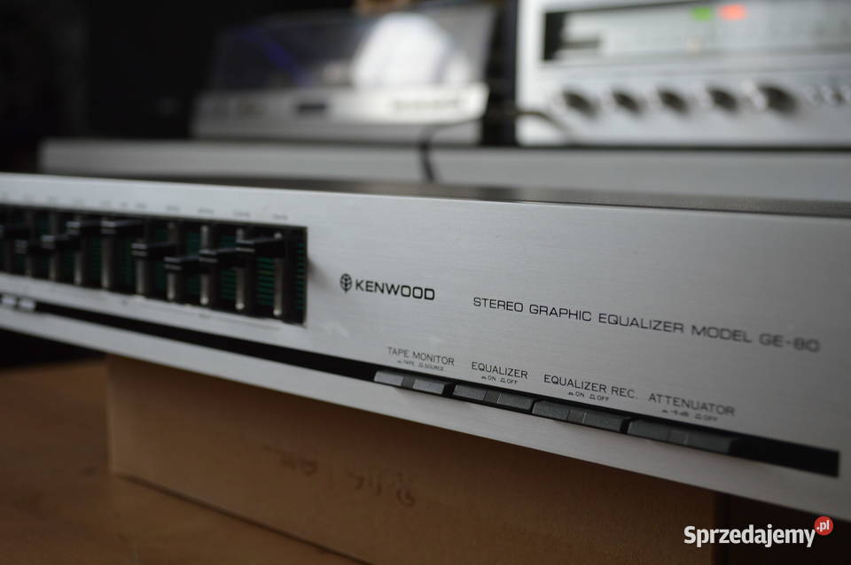 Korektor Equalizer KENWOOD GE80 Idealny Nowy podkarpackie Haczów