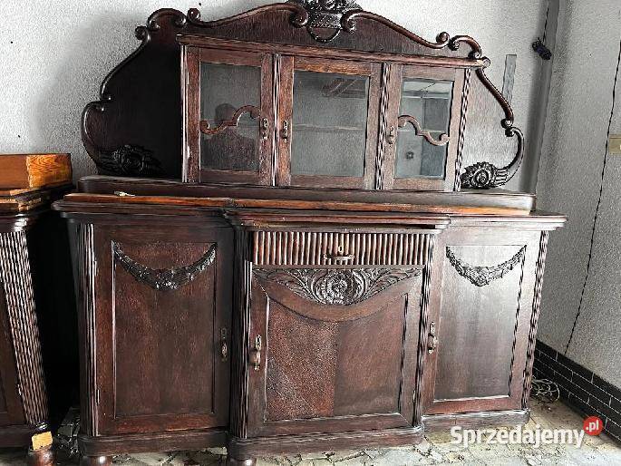 Zestaw starych mebli komoda bufet Meble Poznań sprzedam