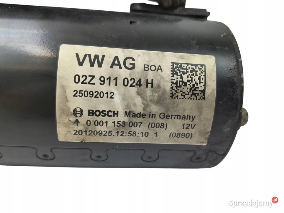 ROZRUSZNIK VW Golf VI Touran 16 TDI bosch
