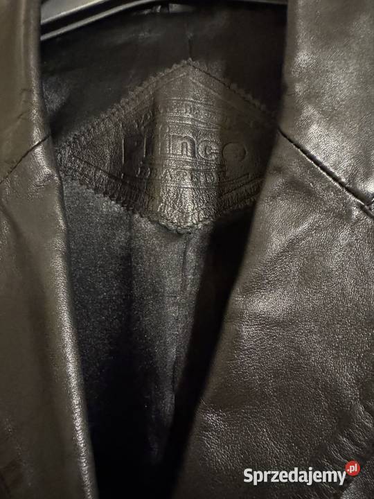 Marynarka damska S ze skóry naturalnej czarna sprzedam