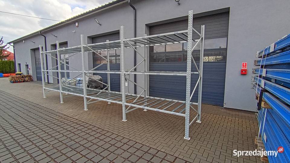 Regał magazynowy półkowy H200 warsztatowy długi Kielce