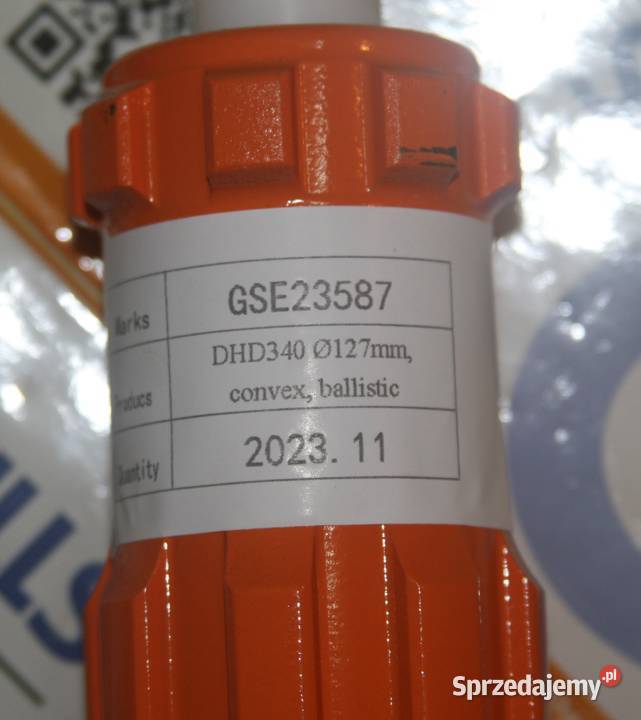 KORONKA DTH 127mm do młota 4 DHD340 SINODRILLS Olkusz sprzedam