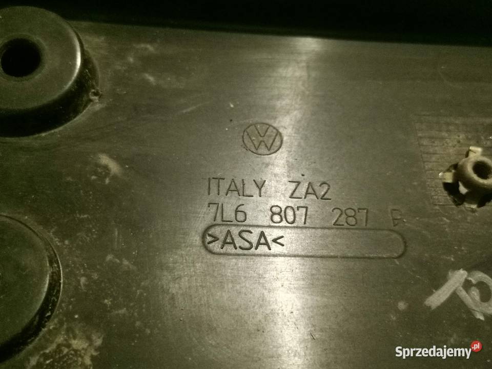 VW TOUAREG 07 10 RAMKA TABLICY REJESTRACYJNEJ sprzedam