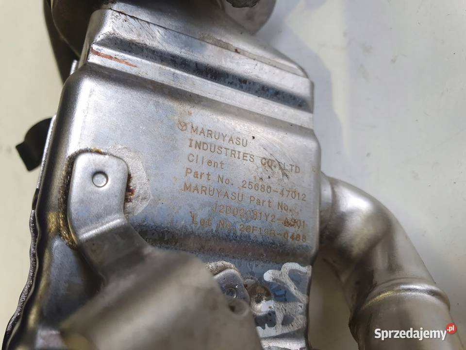 Toyota Yaris III 15 VVTi CHŁODNICA SPALIN EGR Recyrkulacja spalin EGR Chełm sprzedam