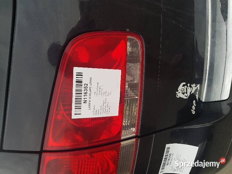 TOUAREG LAMPA W KLAPE LEWA Lipno