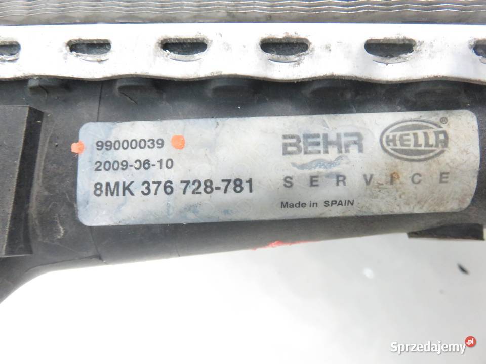 CHŁODNICA WODY FIAT GRANDE PUNTO 14 99000039 osobowe sprzedam