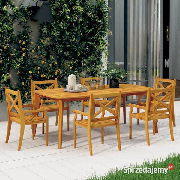 vidaXL Ogrodowe krzesła stołowe 6 SKU3098661 mazowieckie Warszawa