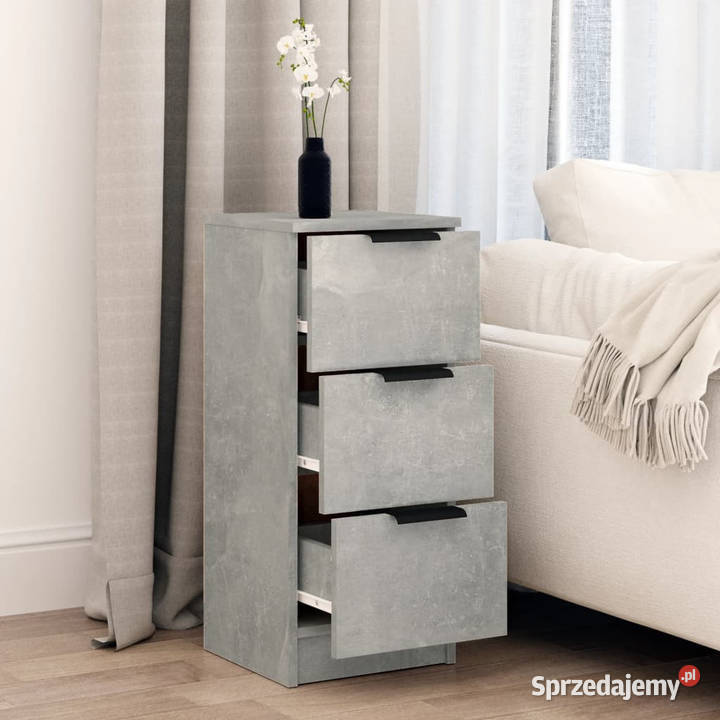 Szafka szarość betonu 30x30x70 materiał Warszawa