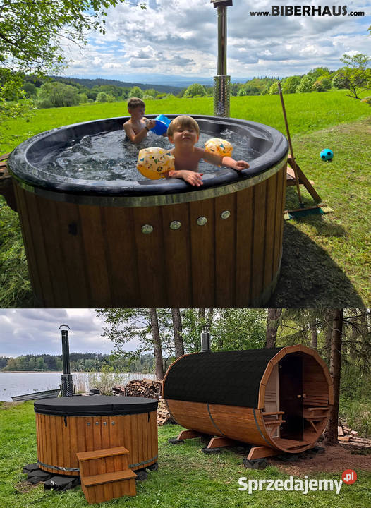 BALIA Ogrodowa Jacuzzi PIEC Hydromasaż 200 LED Nowy Targ