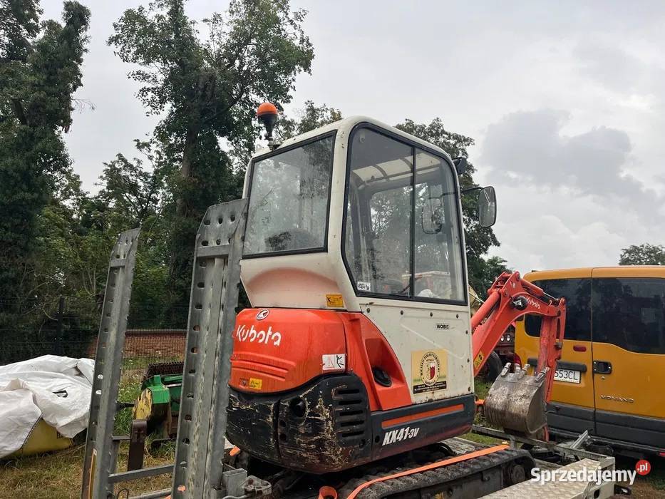 Koparka KUBOTA KX413v 2007r minikoparka kx 41 Dziedzice