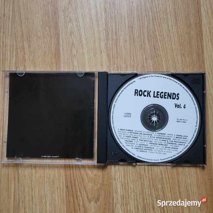 Rock Legends cztery części na CD Bydgoszcz