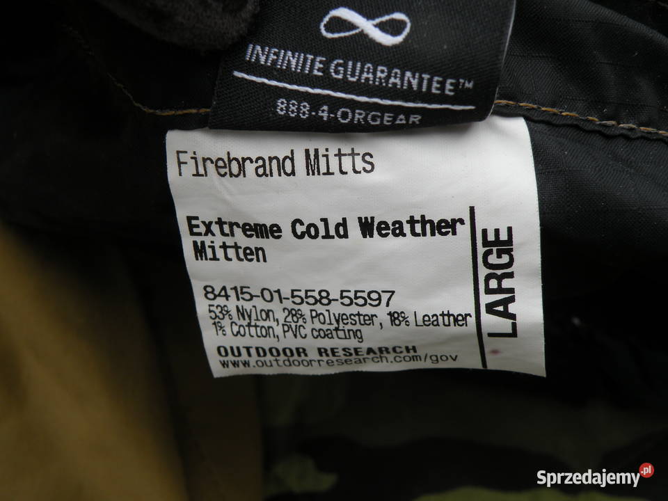 Rękawice OR Firebrand GORETEX coyote USMC Small Wrocław