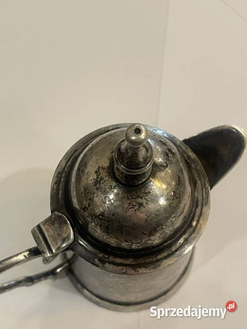 Posrebrzany mlecznik z Gwiazdą Dawida metal Kraków