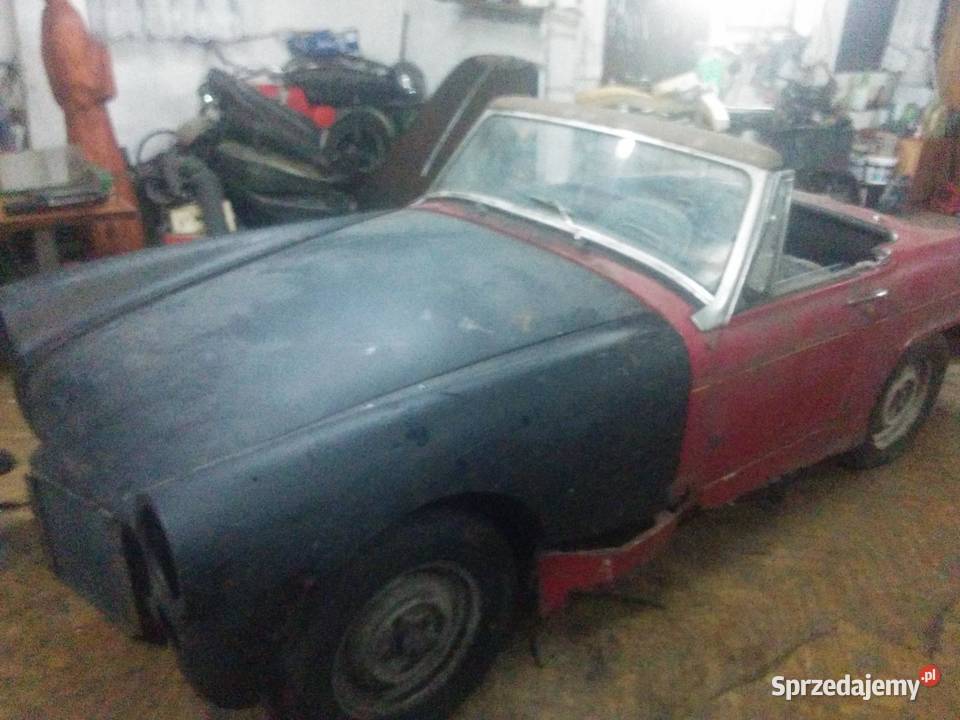 MG MIDGET SPORT części dokumenty rama anglik osobowe