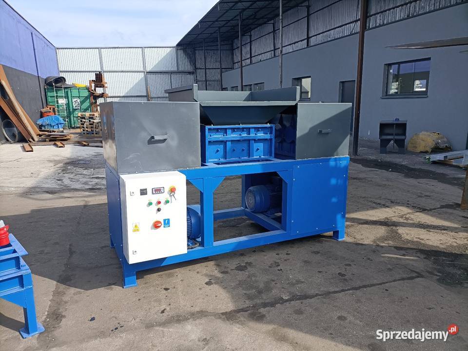 SHREDDER MŁYN DO UTYLIZACJI plastiku gumy szkła Kędzierzyn-Koźle