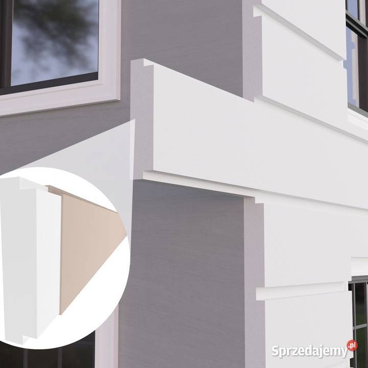 Elewacja ozdobna sztukateria elewacyjna Białystok