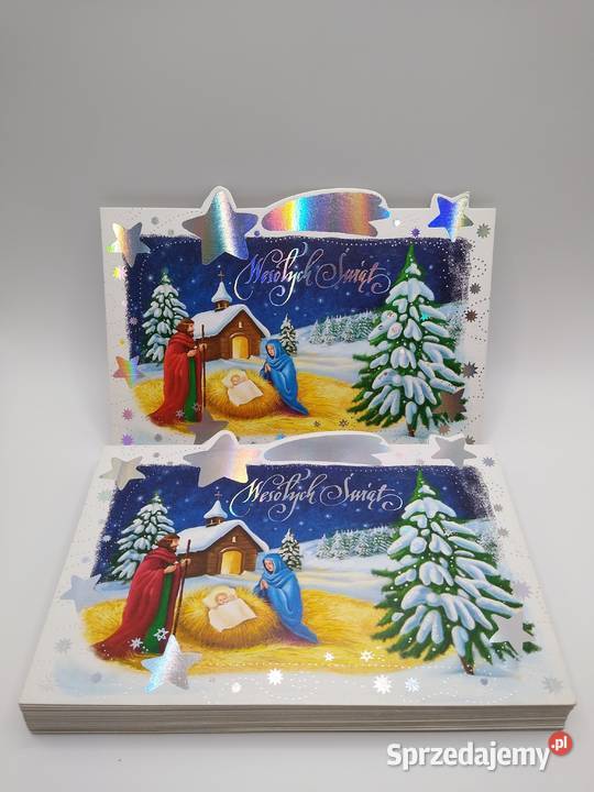 Kartka świąteczna Boże Narodzenie zestaw 6 Pan wielokolorowy Gdańsk