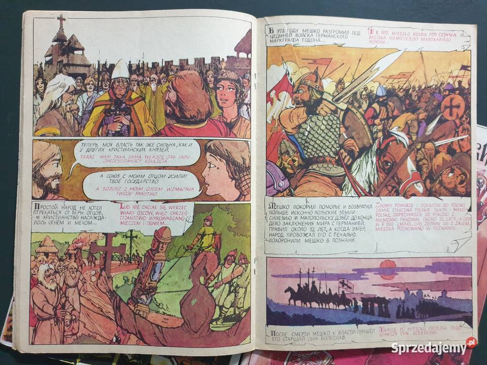 Początki Państwa Polskiego 3 dwujęzyczne komiksy Gdynia