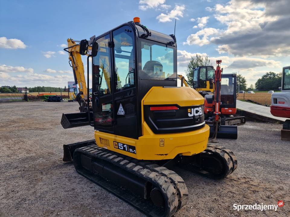 Minikoparka JCB 51 R1 2021r przebieg 2900mtg Ryżki sprzedam