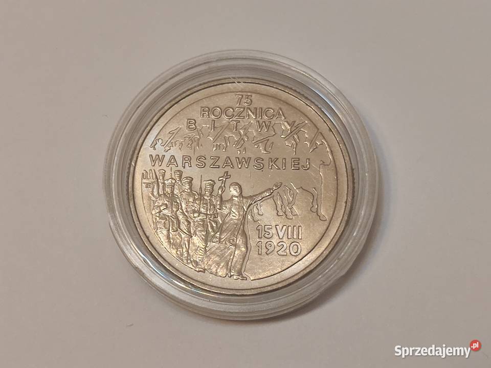 1995r Moneta 2 Bitwa Warszawska mennicza Numizmatyka