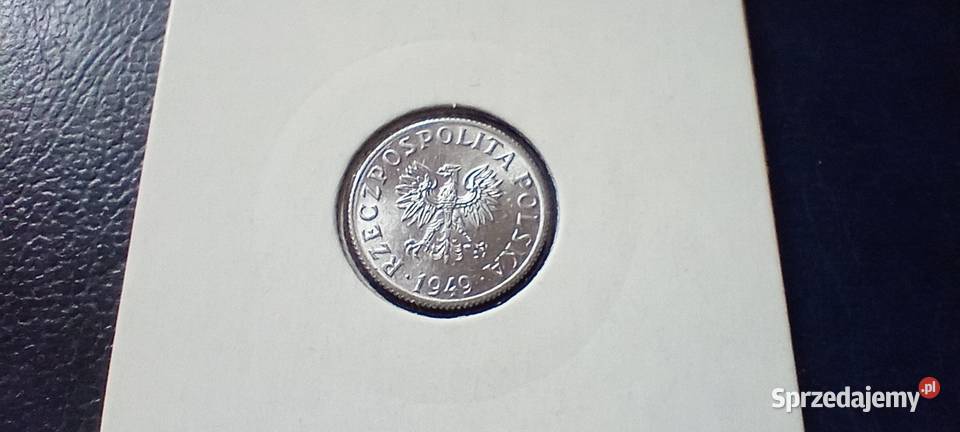 Stare monety 2 grosze 1949 skrętka i Destrukt Lesko