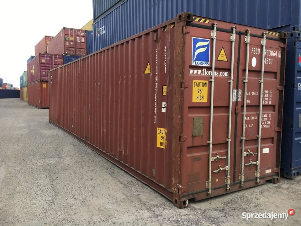 Kontenery morskimagazynowe 12 m 40 HC CW Sierakowice Prawe sprzedam