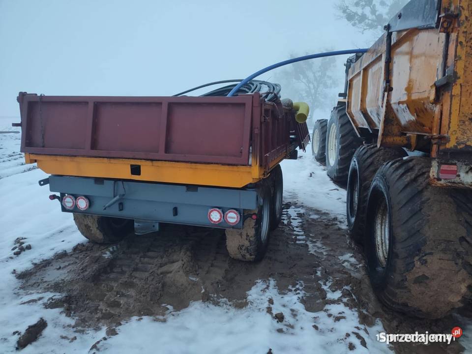 Przyczepa tandem navtec 3x wywrotka metaltech Brodnica