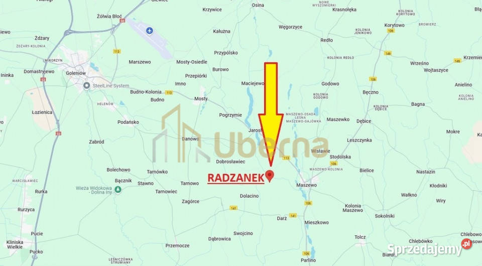 Działka z WZabudowy w Radzanku GmMaszewo Radzanek