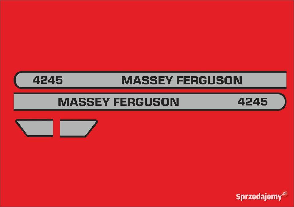 Naklejki massey ferguson 4245 mocne Naklejki Bydgoszcz