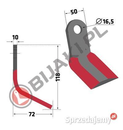 Zestaw noży HER02Z3 zamiast bijaka RM30 do Chmielniki