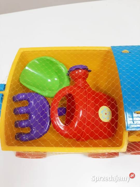 zabawki do piaskownicy Pociąg Plus niebieski Kraków