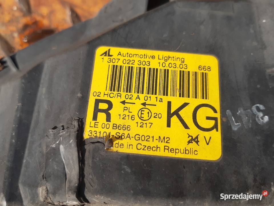 Civic VII Lampa przod przednia prawa lewa Mińsk Mazowiecki sprzedam
