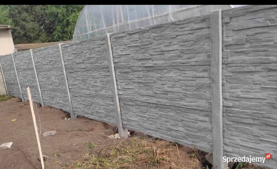 Ogrodzenia betonowe łódzkie Mierzno