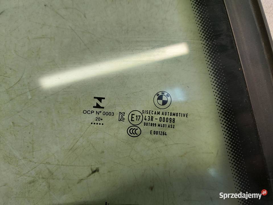 BMW G23 G22 M440i Cabrio Szyba tył prawa 2020