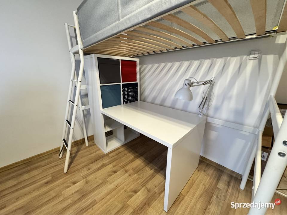 Zestaw ucznia IKEA łóżko piętrowe SVRTA biurko Warszawa