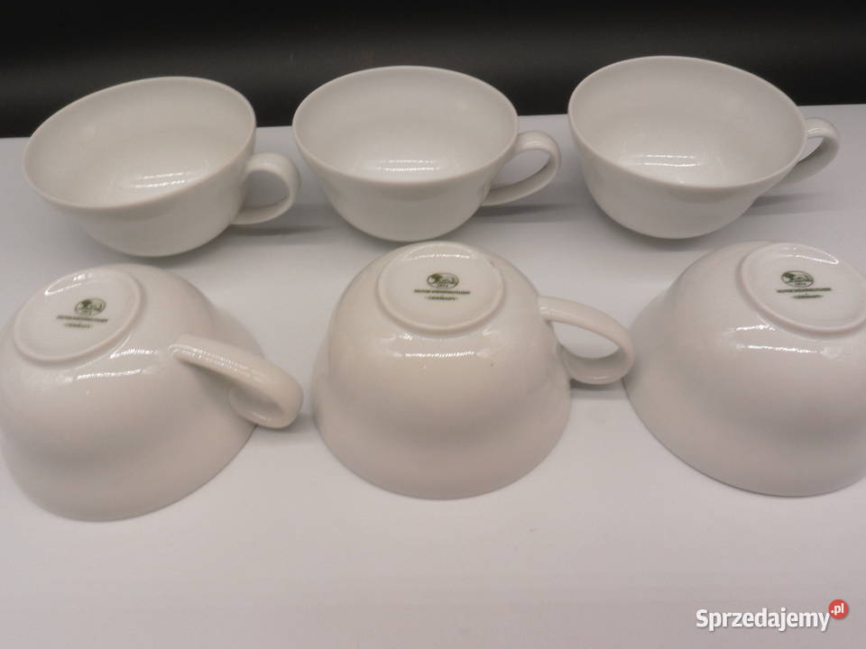Filiżanki do espresso mokki Hutschenreuther 6 Porcelana i szkło Raszków sprzedam