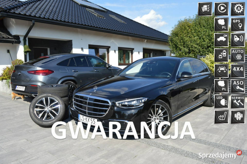 Mercedes S 400 30CDI LONG 4MATIC Salon Polska isofix lubelskie Hrubieszów