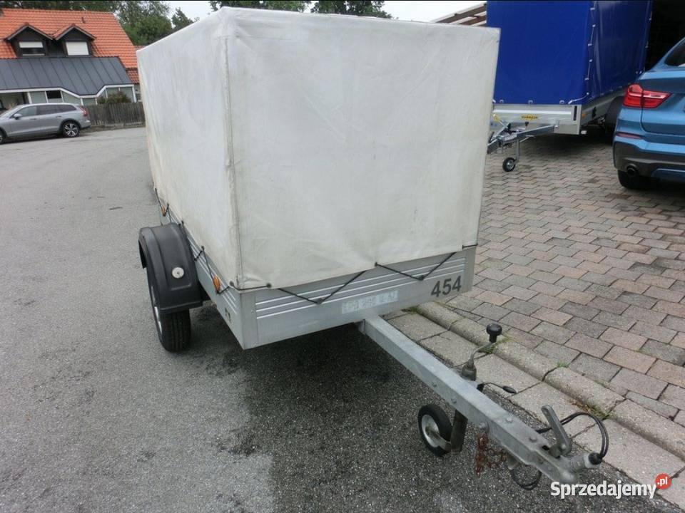 Sprzedam przyczepke Pongratz aluminiowe burty 1 Do samochodów osobowych Gosławice sprzedam