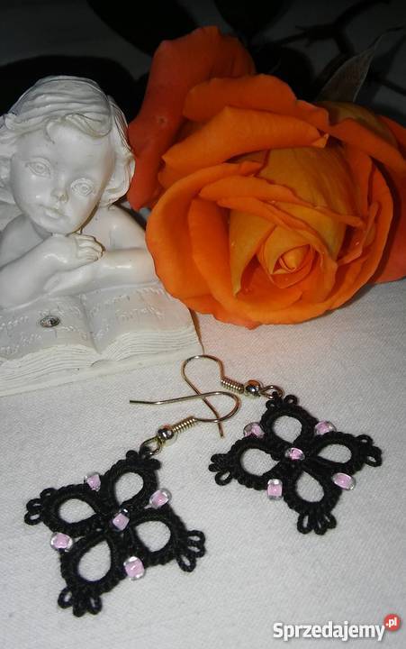 Kolczyki Frywolitkowe Kolczyki