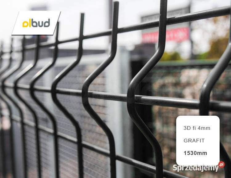 Panel ogrodzeniowy 3D 1530 fi4 grafit Gdańsk pomorskie