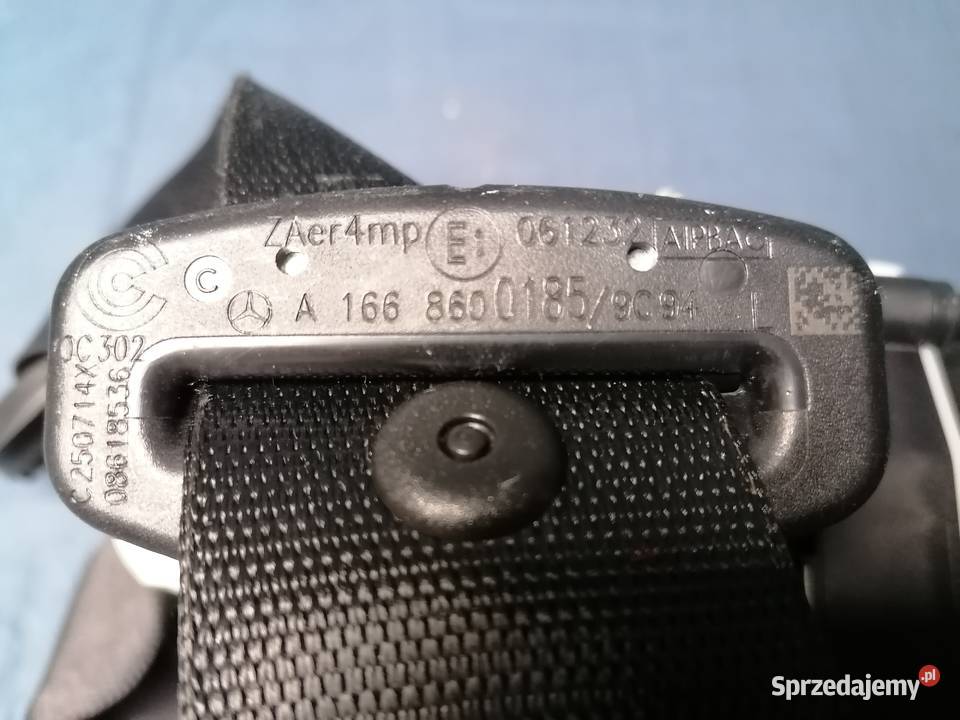 MERCEDES ML GLE W166 PAS KIEROWCY A1668600185 Września